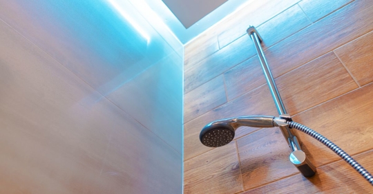 beautiful open shower